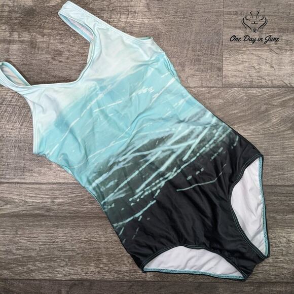 Celendi Athletic Cage Back One Piece Swimsuit Size S - Picture 3 of 5